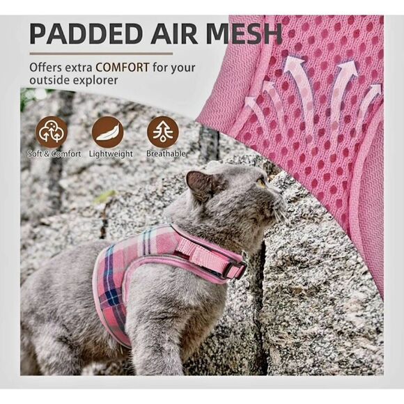 NWT PUPTEK CATS LEASH AND HARNESS SET - Picture 2 of 8